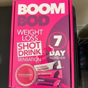 Boom bod drink mix.  I have 6 unopened boxes.
